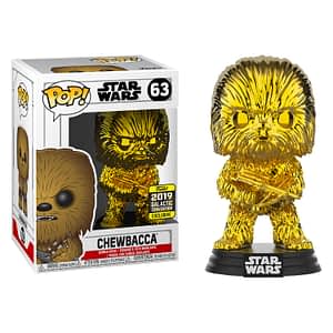 Star Wars – Chewbacca (Gold Chrome) (2019 Galactic Convention Exclusive) Pop! Vinyl Figure #63