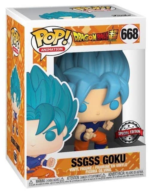 Dragon Ball Super - SSGSS Goku Pop! Vinyl Figure #668