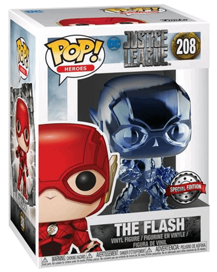 Justice League Movie - The Flash (Blue) Chrome Pop! Vinyl Figure #208