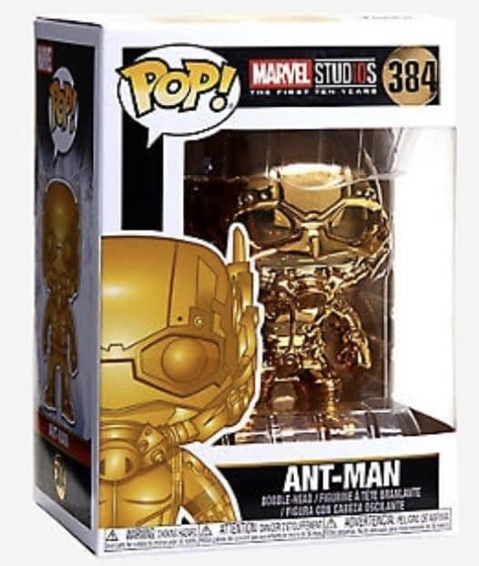 Marvel Studio's 10th Anniversary Chrome Ant-Man Pop Vinyl Figure 384
